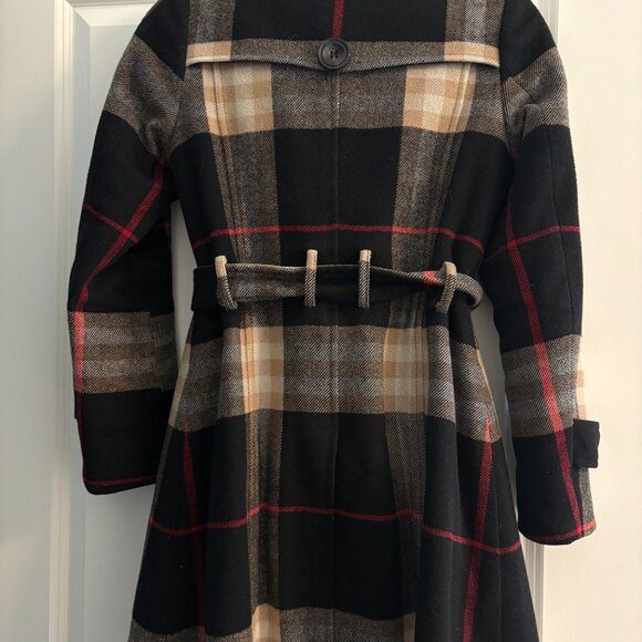 Plaid cashmere wool coat - Picture 14 of 14